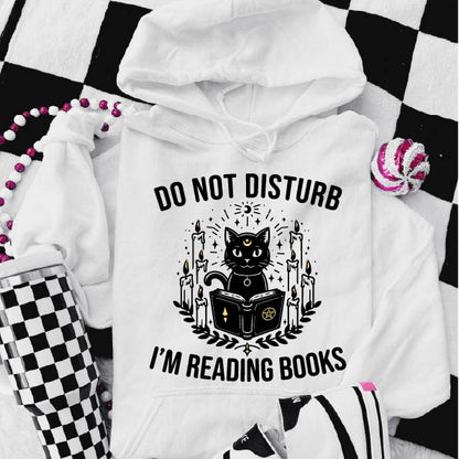 Reading Books Overhead Hoodie