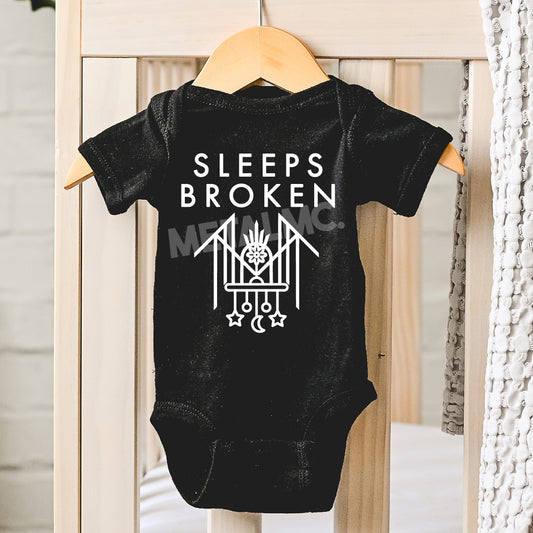 Sleeps Broken Baby Vest