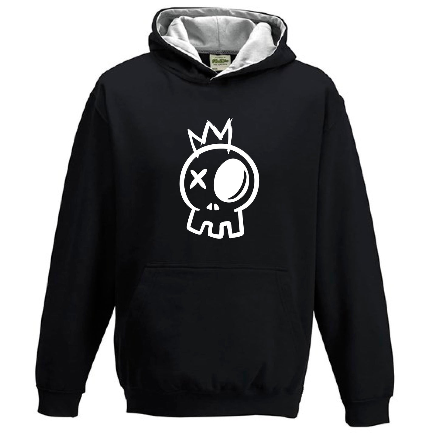 Kids Varsity hoodie - King Skull