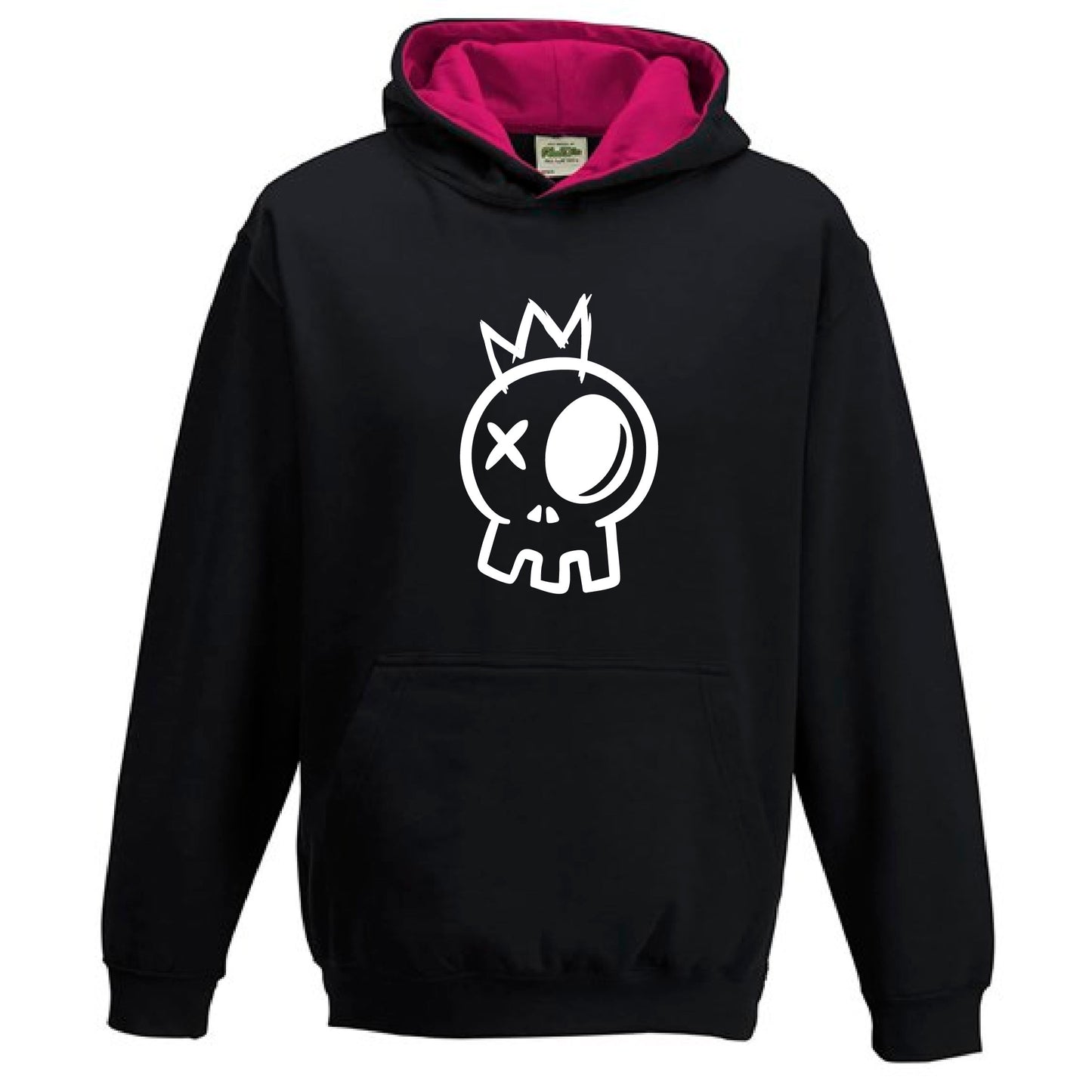 Kids Varsity hoodie - King Skull