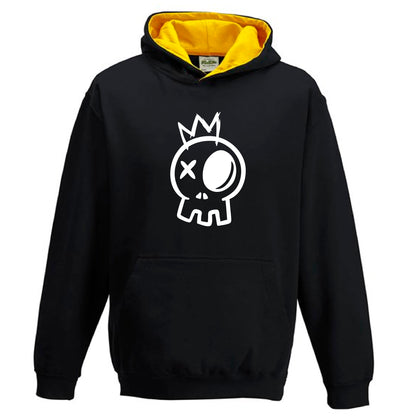 Kids Varsity hoodie - King Skull