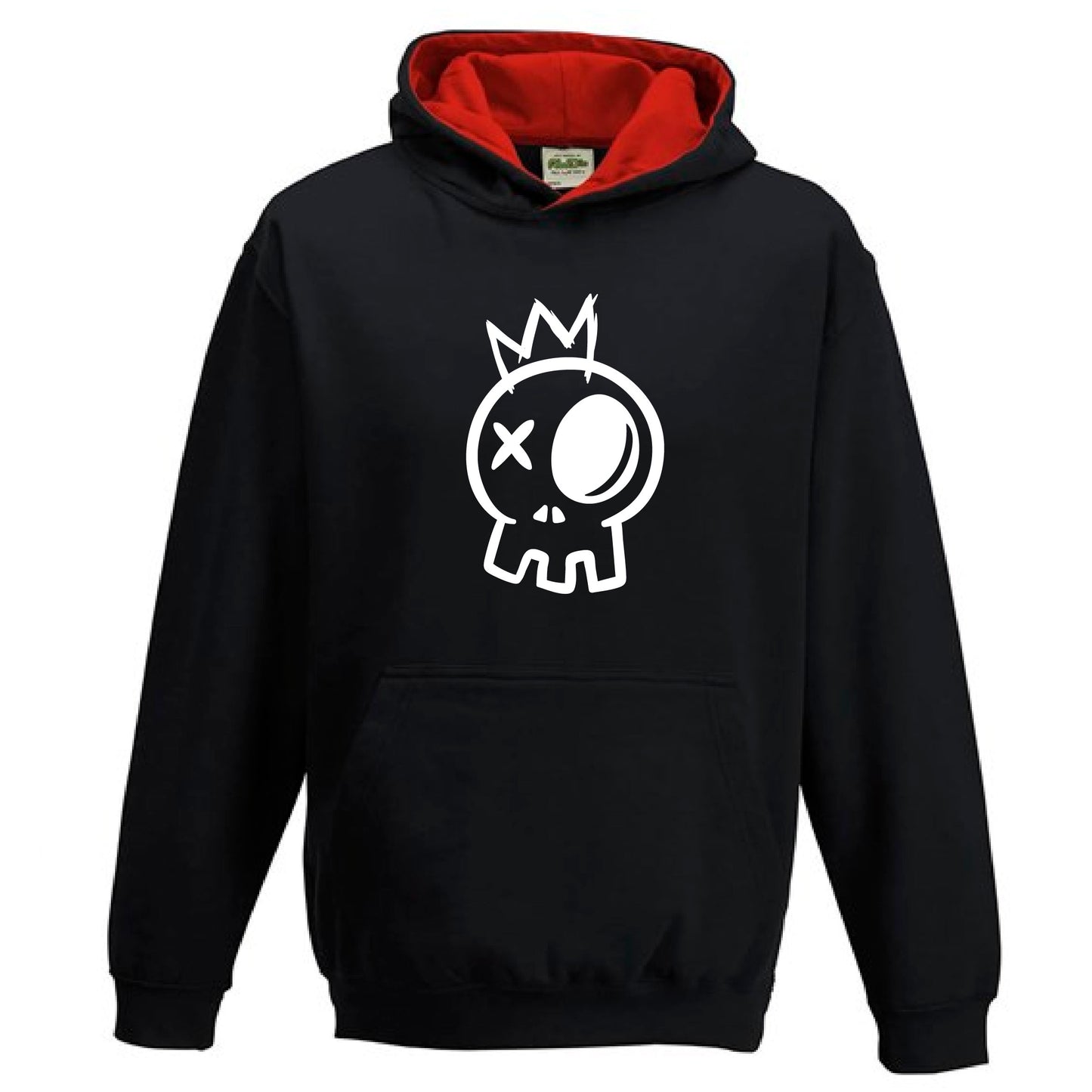 Kids Varsity hoodie - King Skull