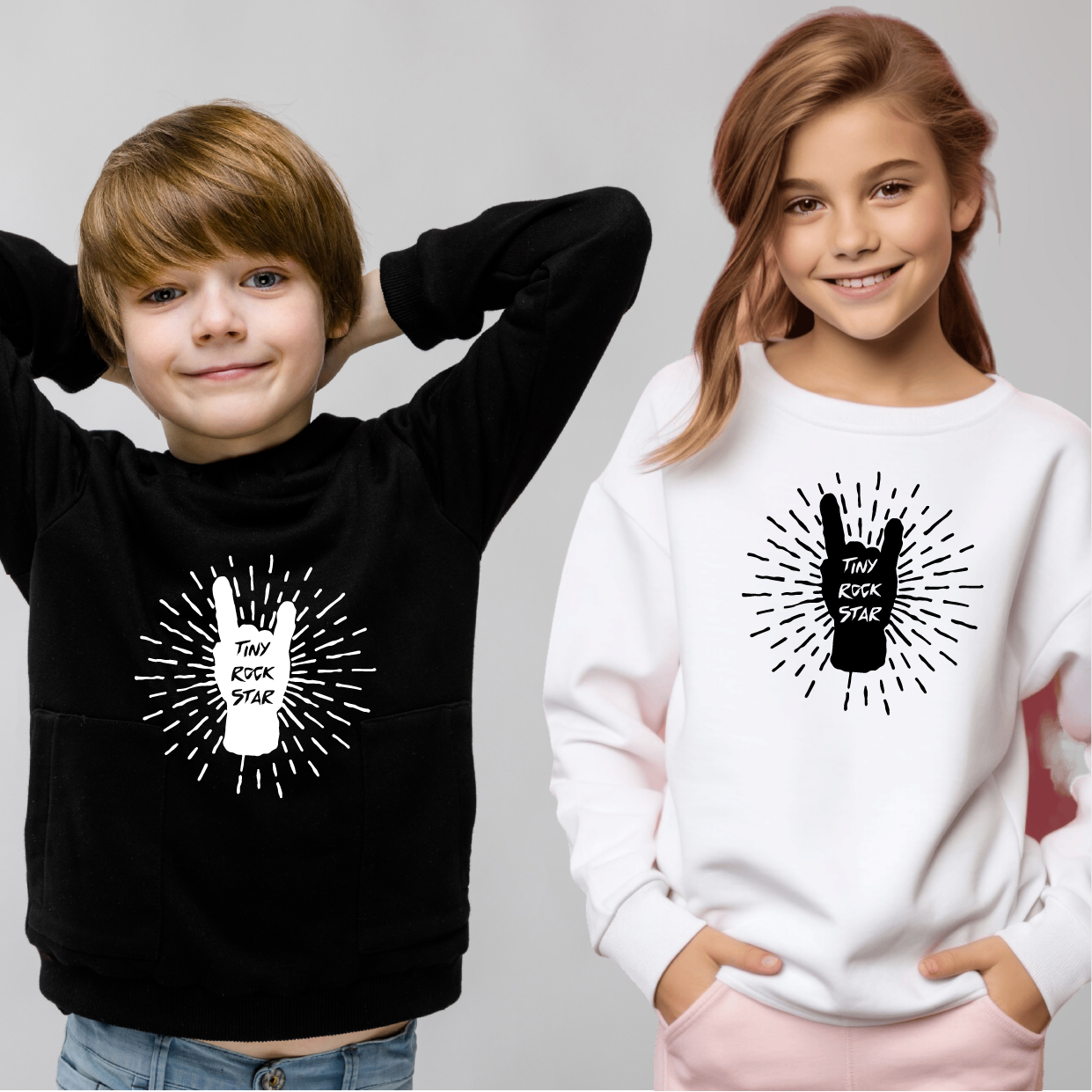 Kids Sweatshirt Tiny Rockstar