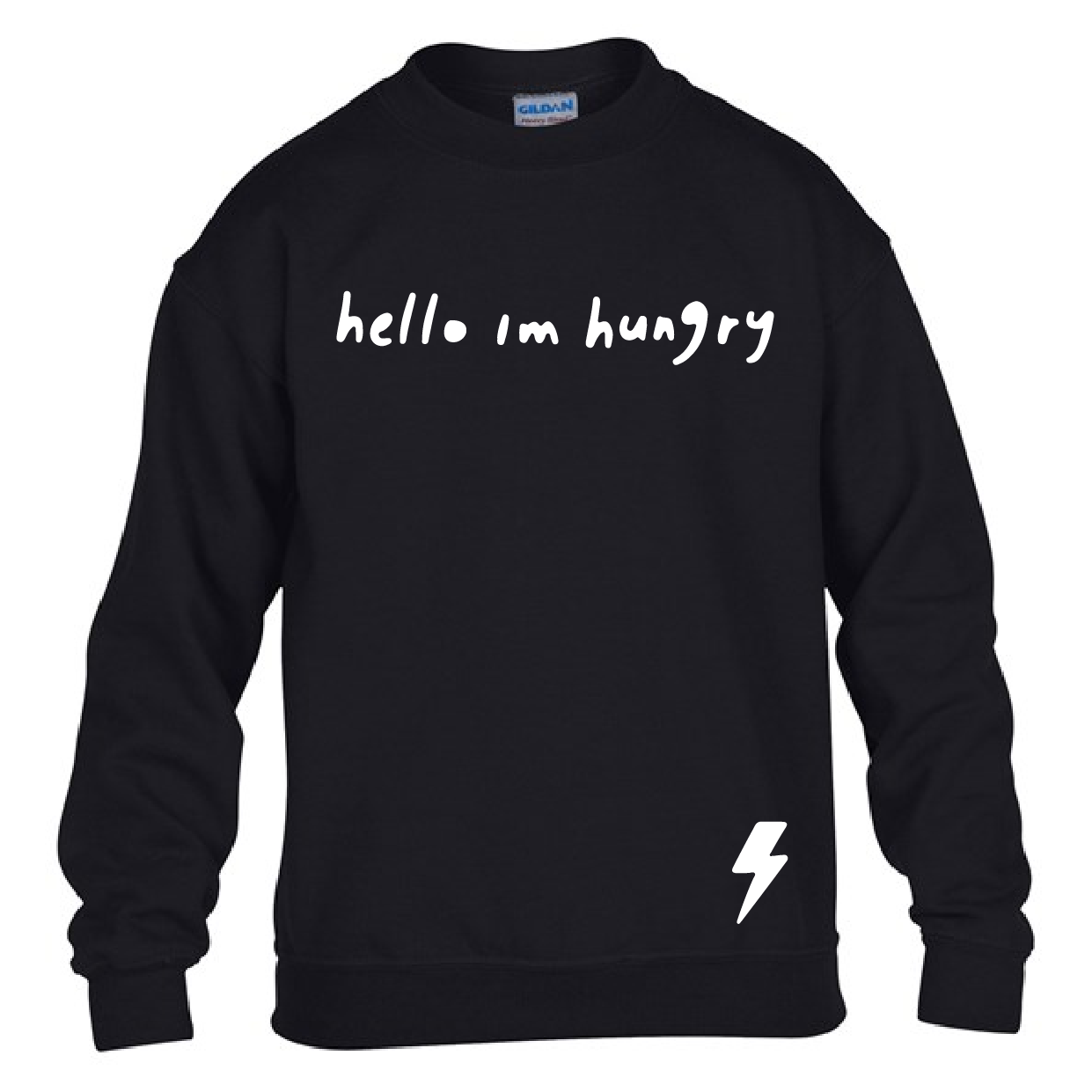 Kids Sweatshirt Hello I'm Hungry