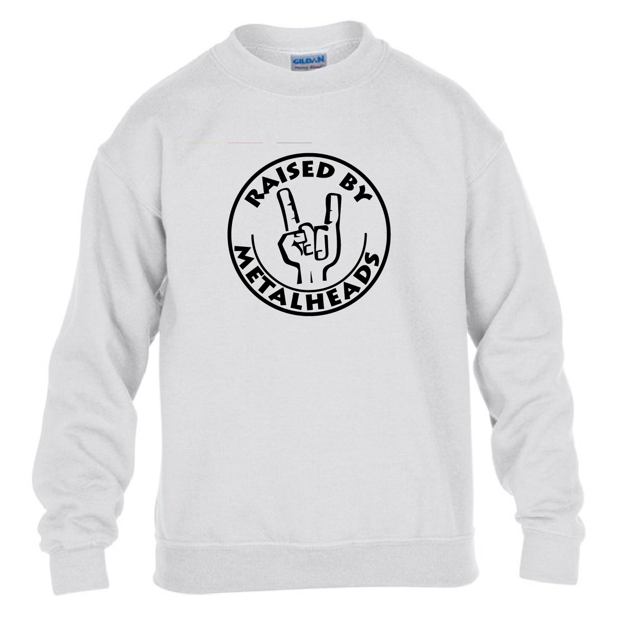 Kids Sweatshirt Raised by Metalheads