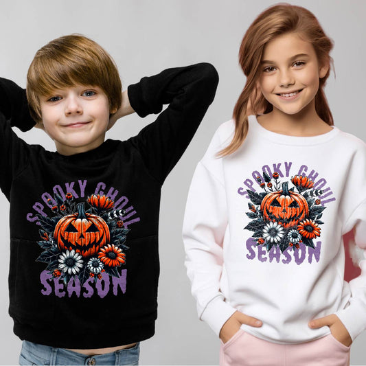 LIMITED EDITION Kids Sweatshirt Spooky Ghoul Season