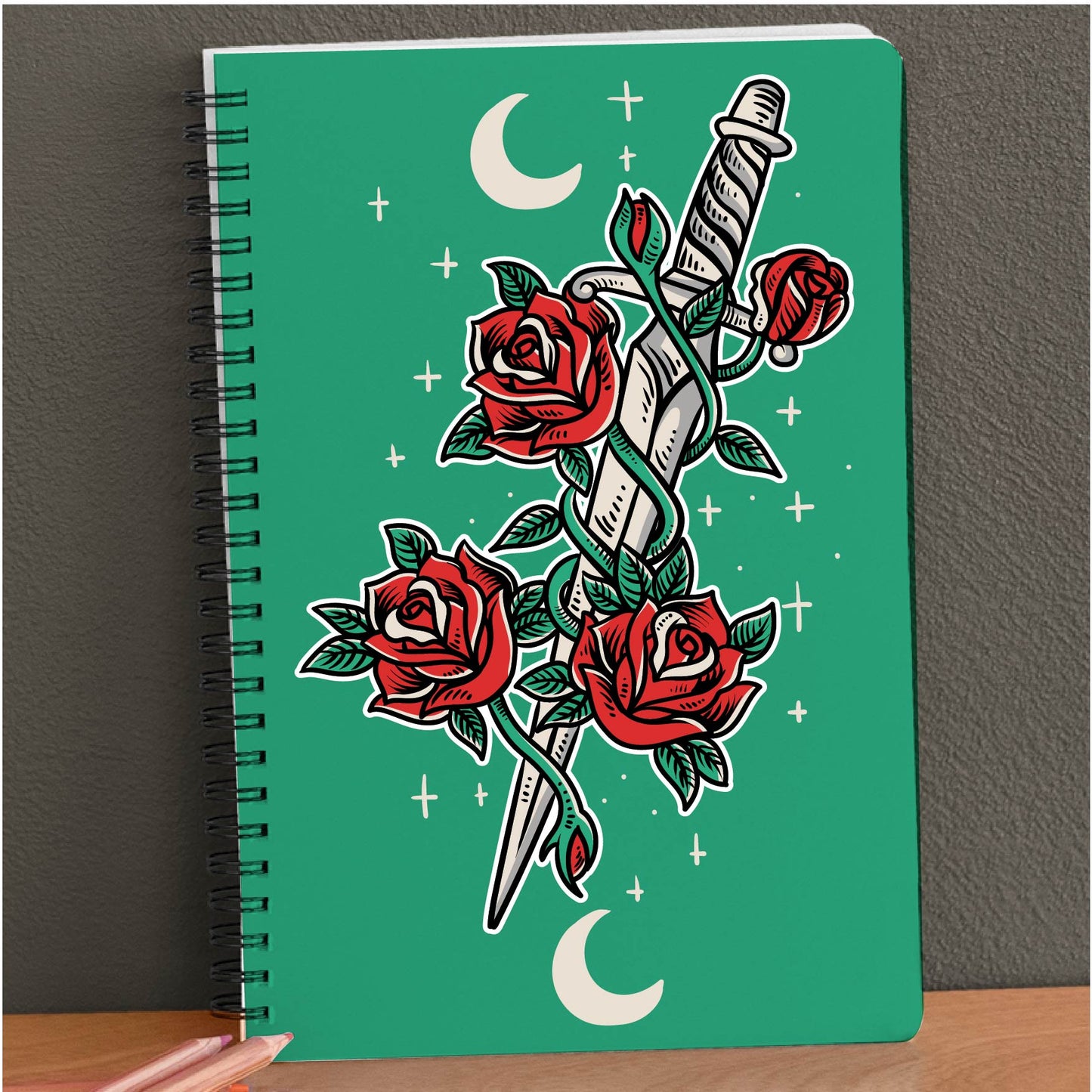 Rose & Dagger Notebook