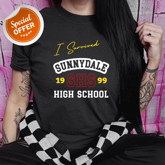 I Survived Sunnydale (BTVS) Relaxed Fit Tee