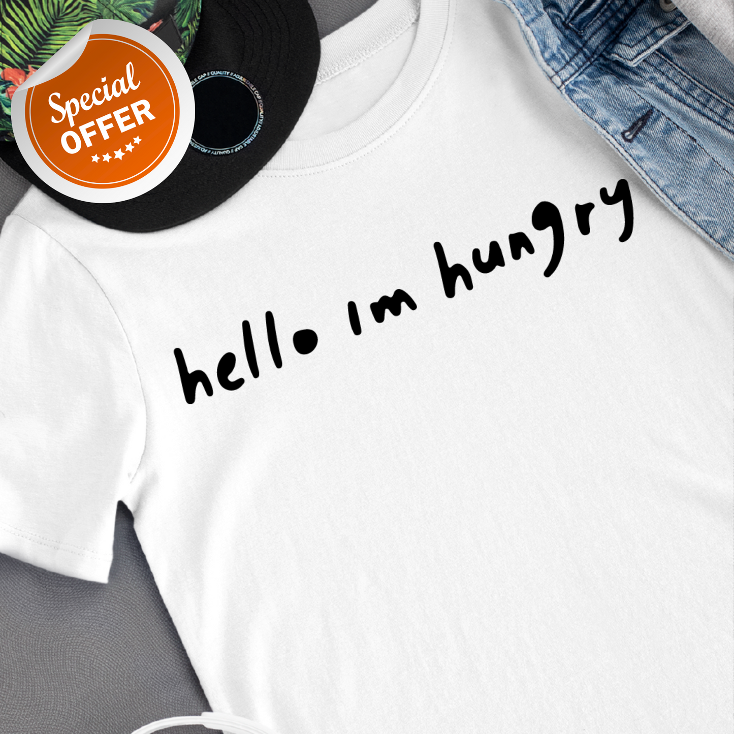 Hello, I'm Hungry  - Kids T-shirt