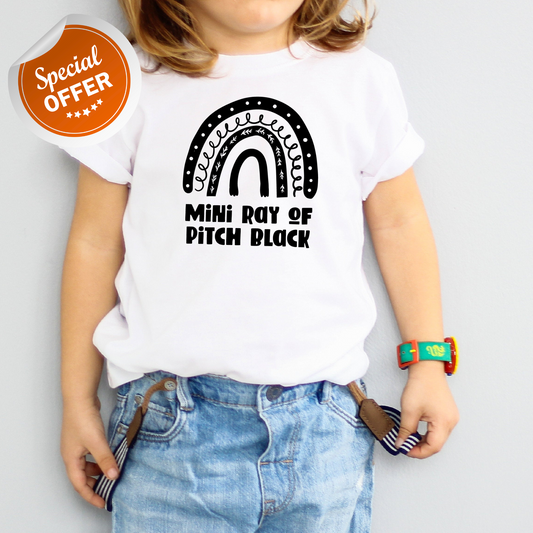 Mini Ray of Pitch Black -  Kids T-shirt