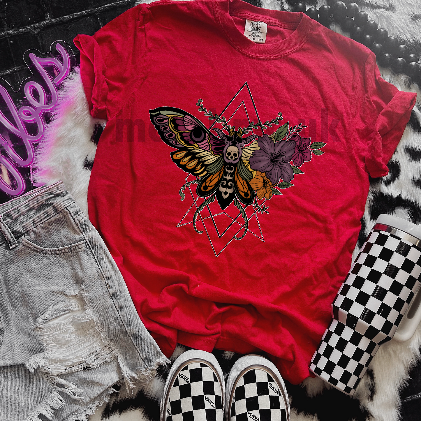 *New* Geo Death Moth Relaxed Fit Tee