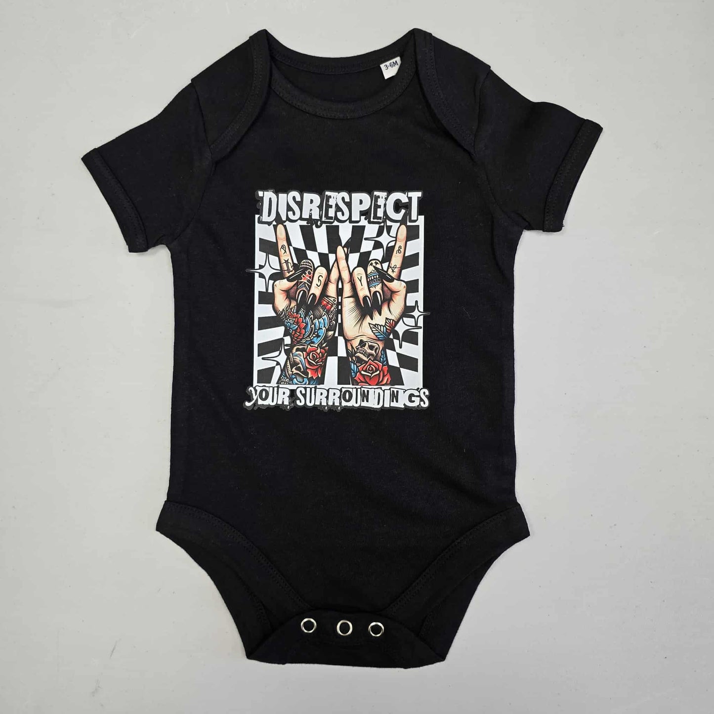 Baby Vest 3-6 Months - Disrespect Your Surroundings