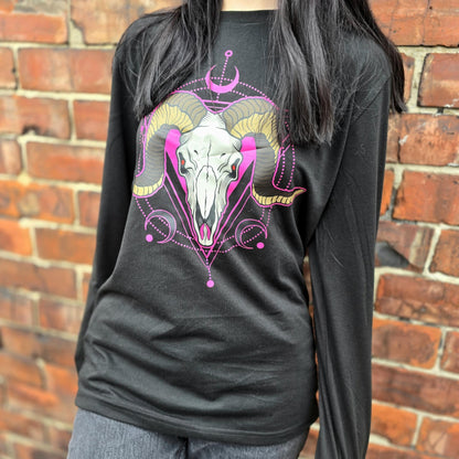 Pink Ram Long Sleeved T-shirt