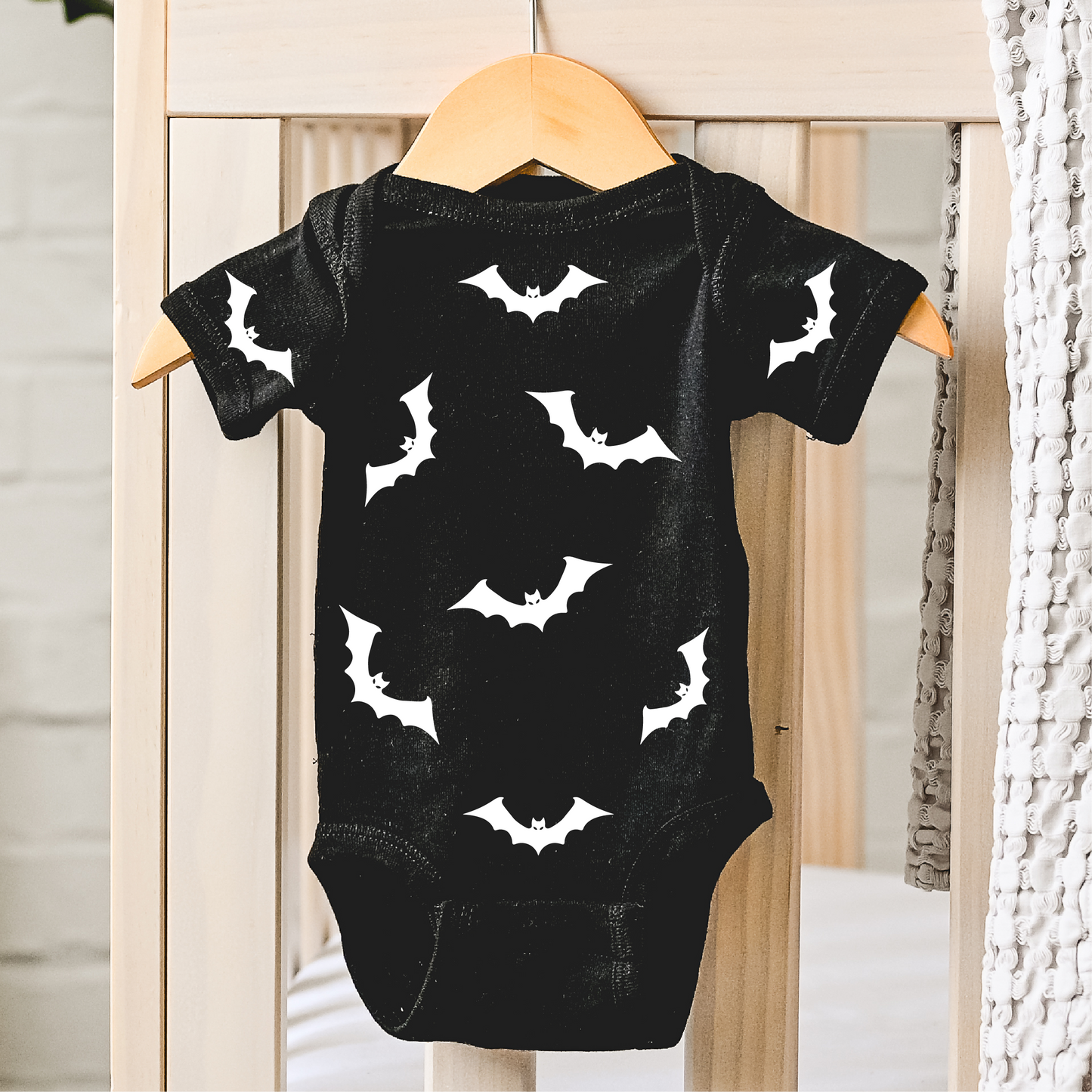 Bat Pattern Baby Vest