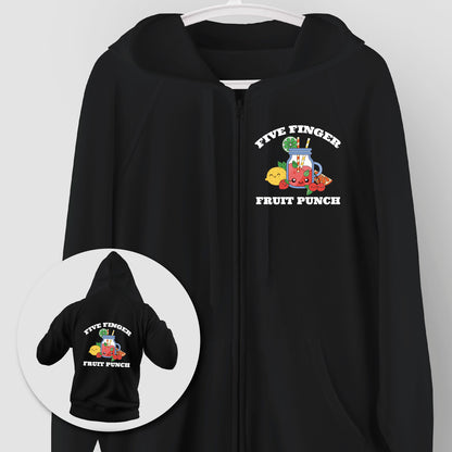 Five Finger Fruit Punch Zipper Hoodie