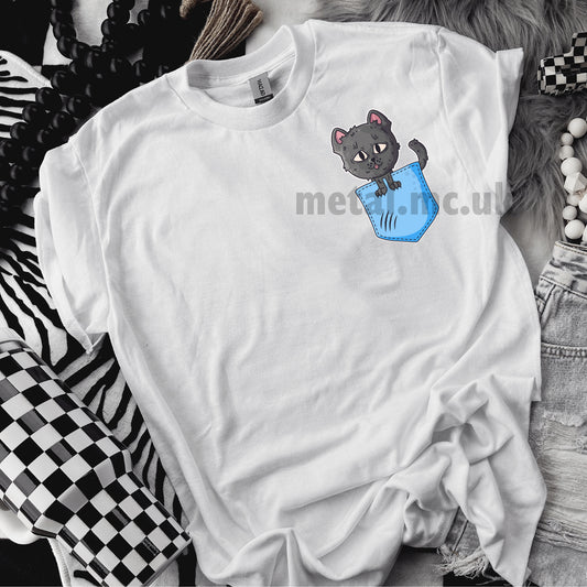 *Special Edition* 'Cora The Cat' Pocket Critter T-Shirt