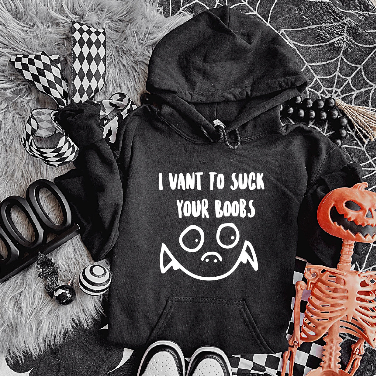 I Vant To Suck Your Boobs Overhead Hoodie