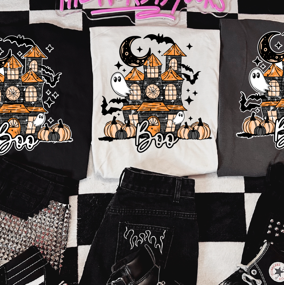 *New* Haunted House Relaxed Fit Tee
