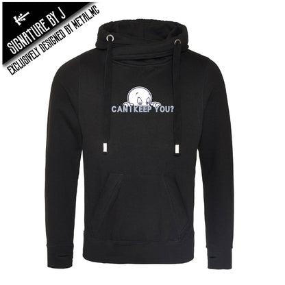 Can I Keep You Fitted Cross-Neck Hoodie