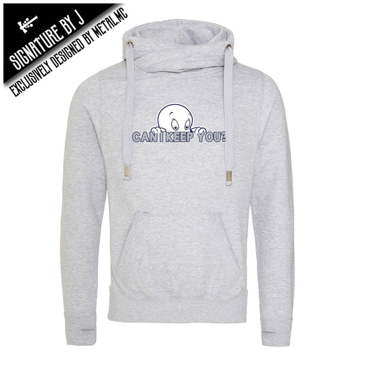 Can I Keep You Fitted Cross-Neck Hoodie