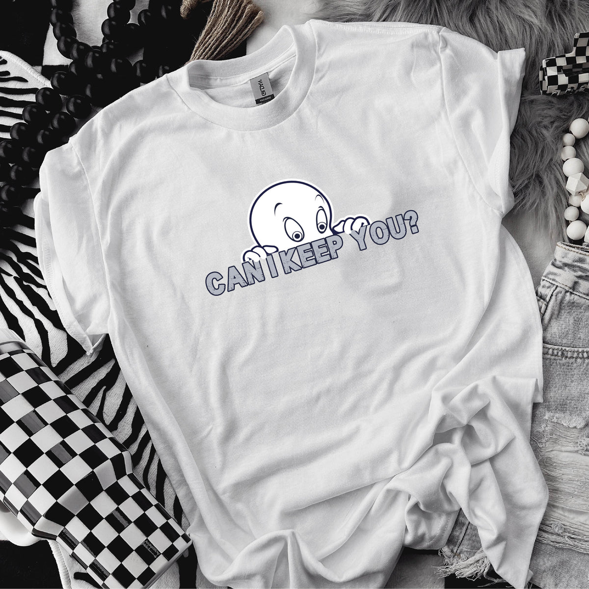 Can I Keep You Relaxed Fit Tee