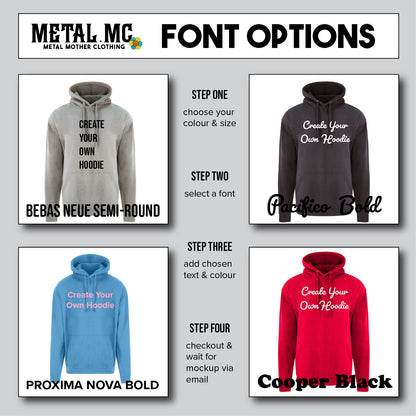 'CREATE YOUR OWN' Overhead Hoodie