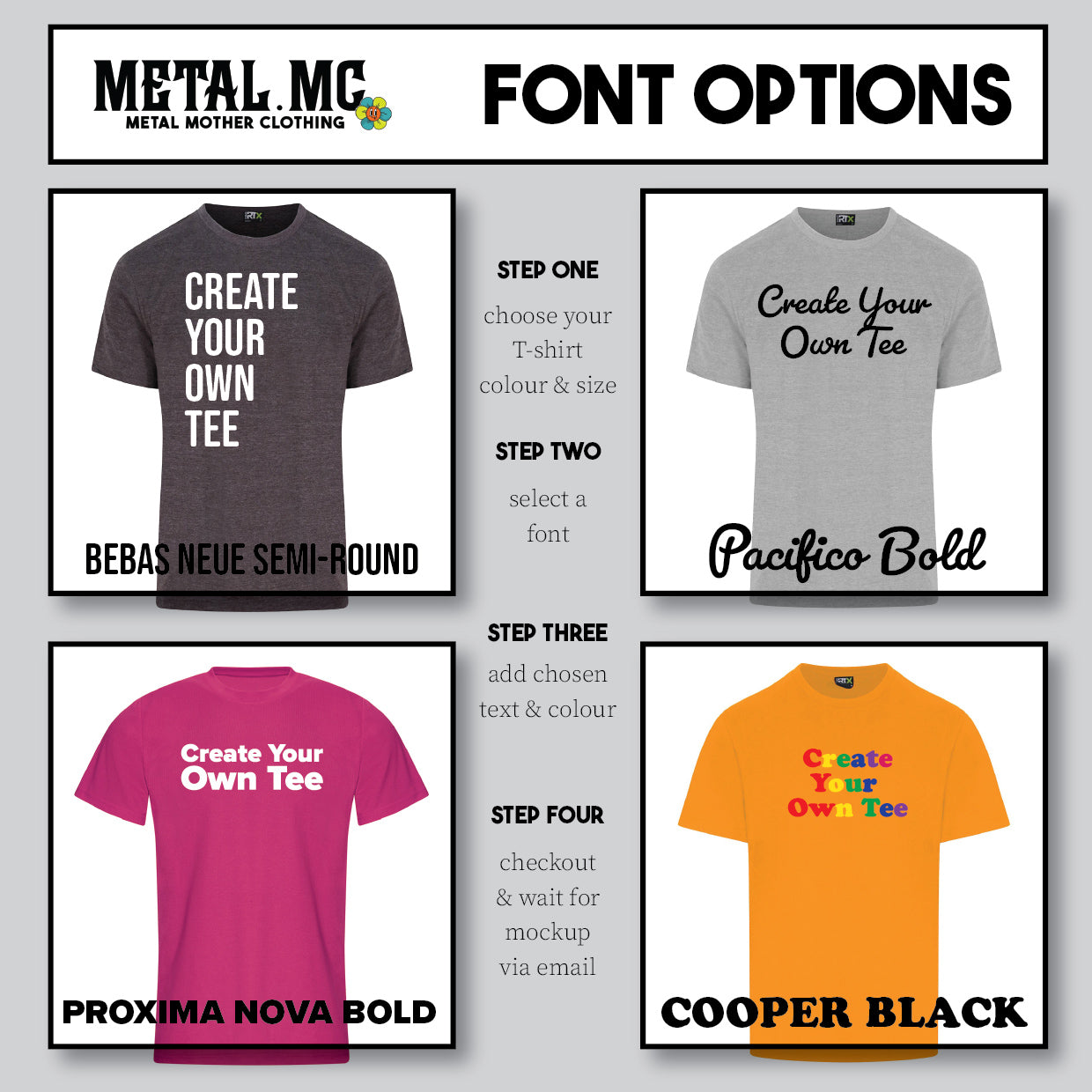 'CREATE YOUR OWN' Relaxed Fit Tee