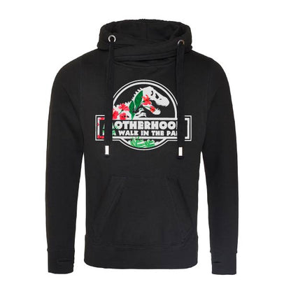 Walk In The Park (Motherhood) Fitted Cross-Neck Hoodie