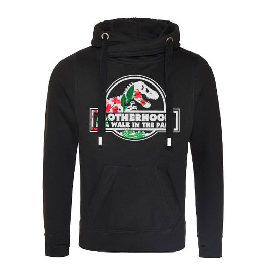 Walk In The Park (Motherhood) Fitted Cross-Neck Hoodie
