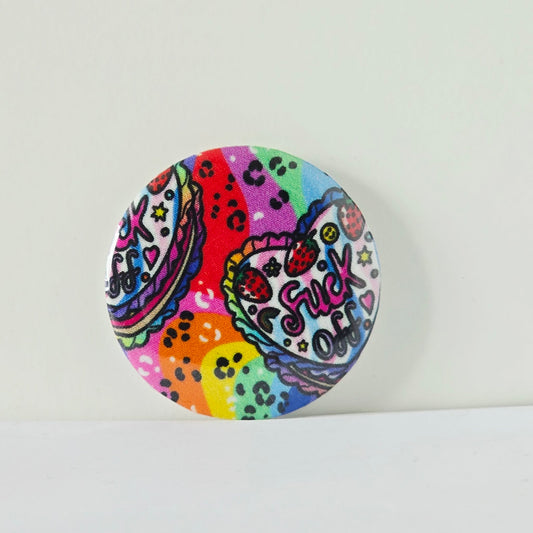 Scrappy Dinky Badge P107
