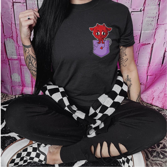 *Special Edition* 'Derek The Devil Dog' Pocket Critter T-Shirt