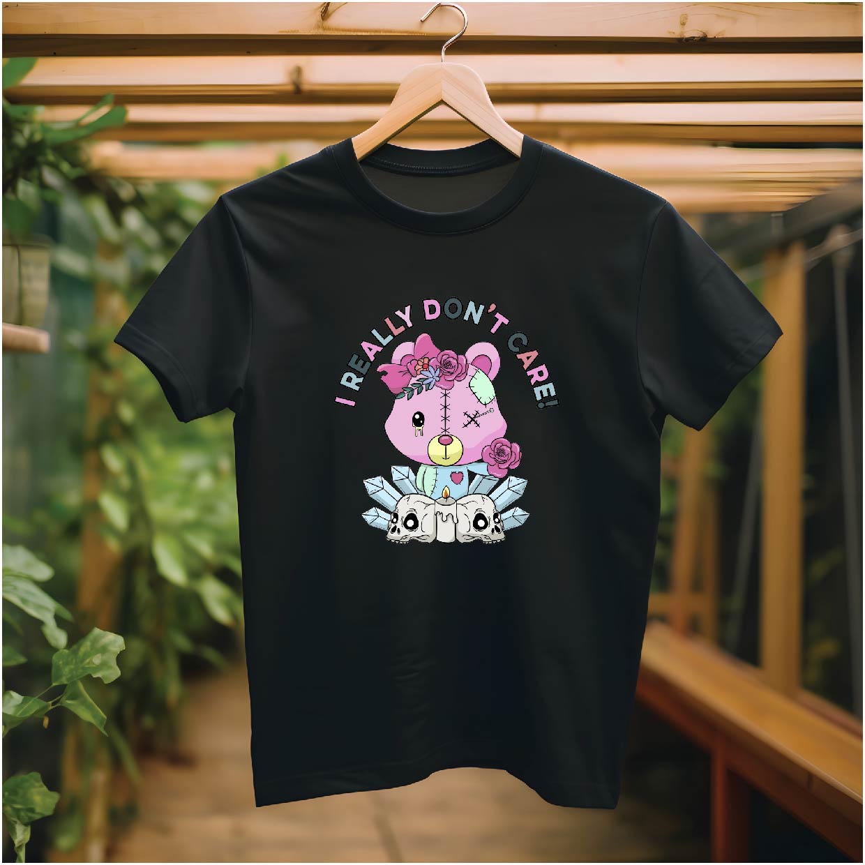 Don't Care Bear  - Kids T-shirt