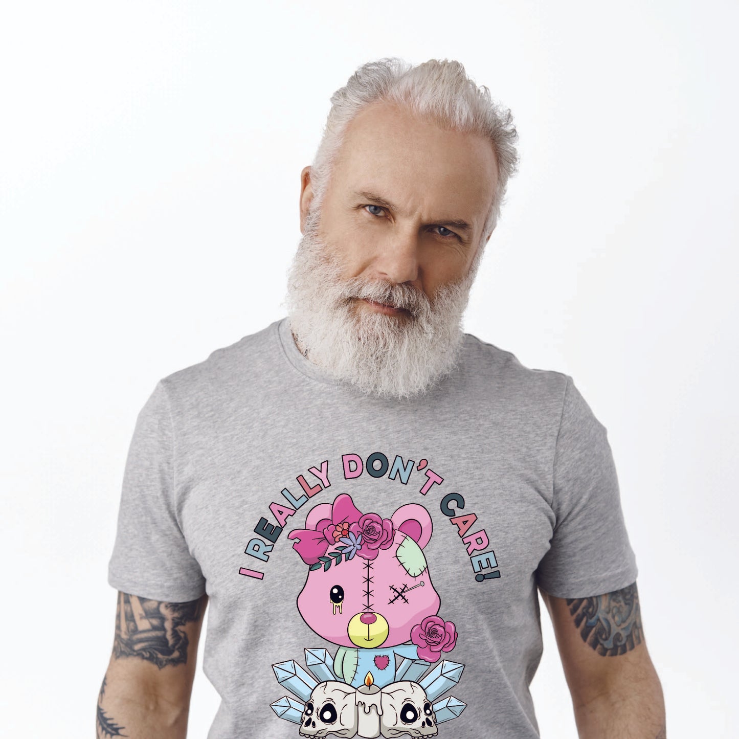 I Don't Care Bear Relaxed Fit Tee