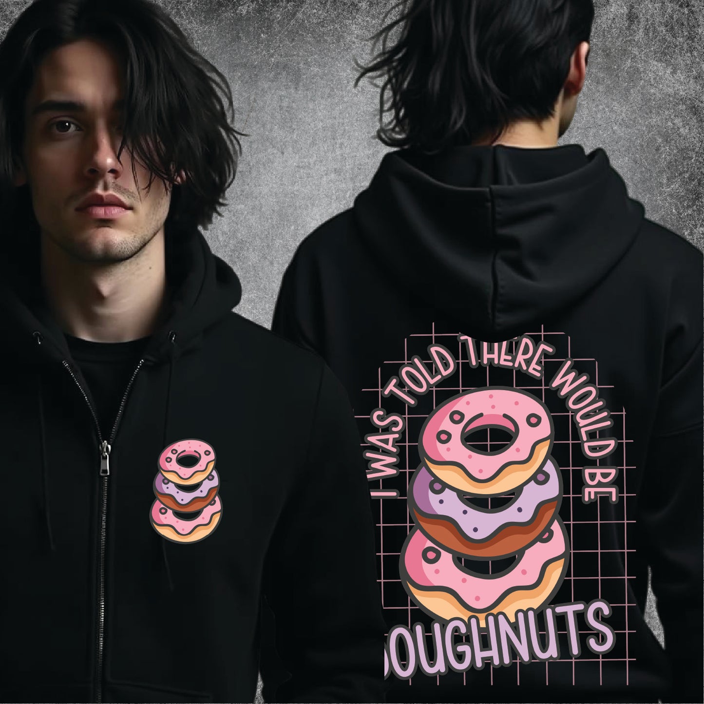Doughnut Zipper Hoodie