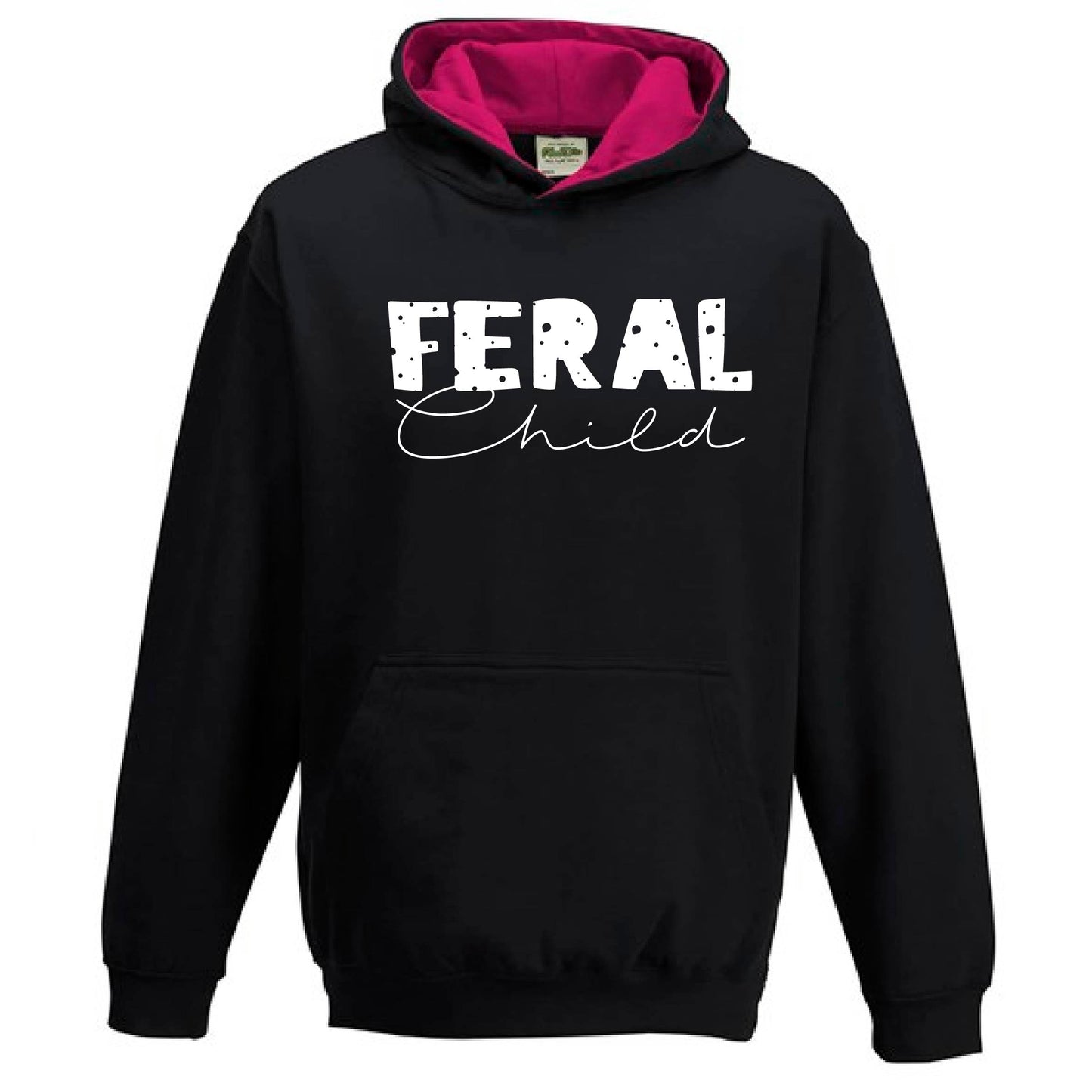 Kids Varsity hoodie - Feral Child