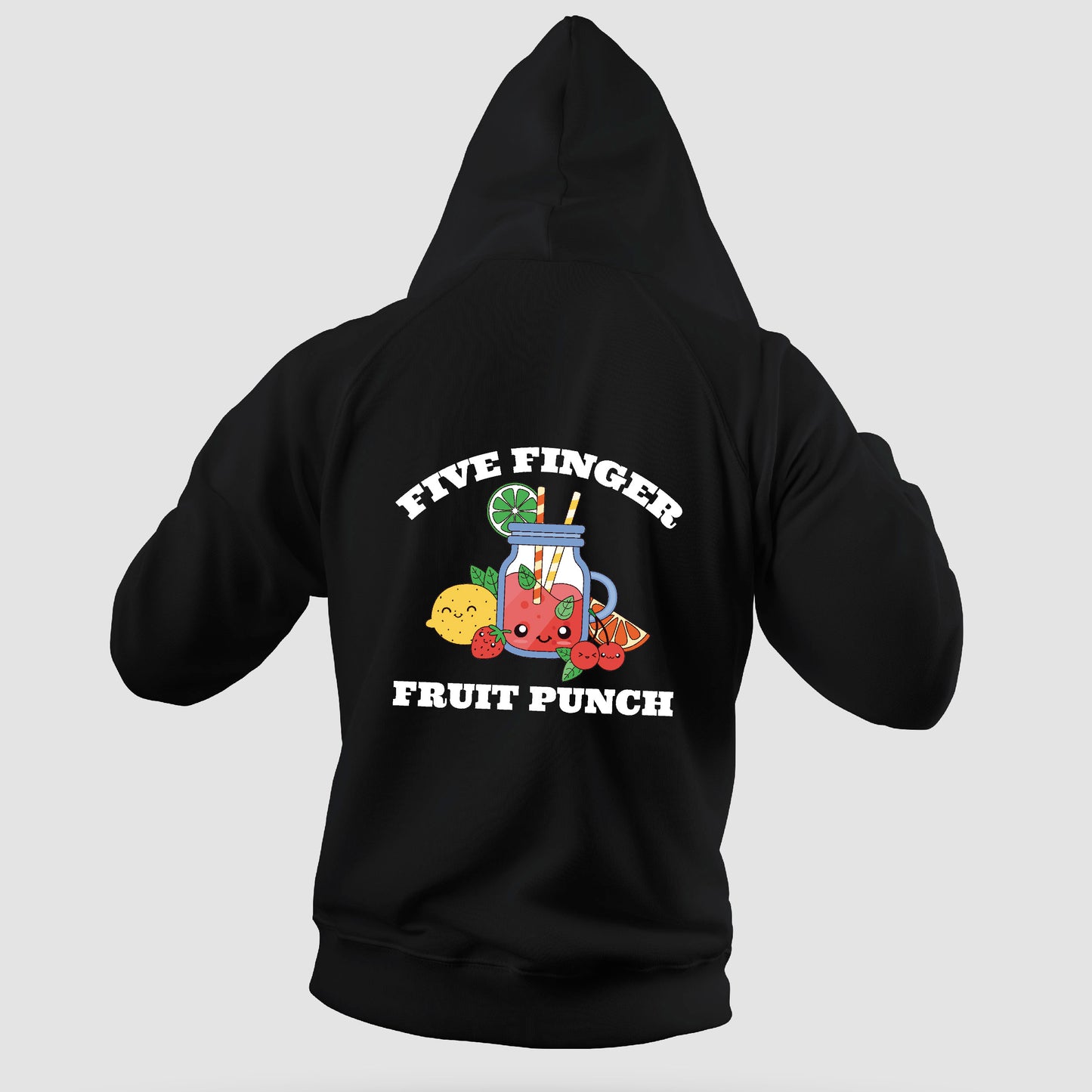 Five Finger Fruit Punch Zipper Hoodie