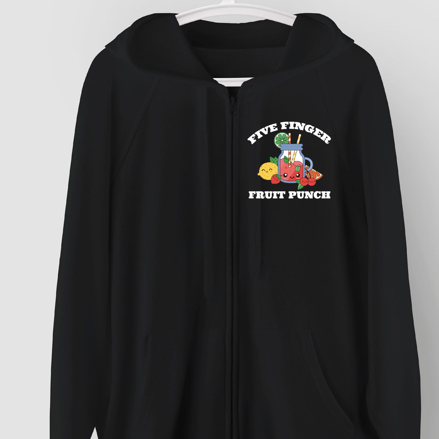 Five Finger Fruit Punch Zipper Hoodie