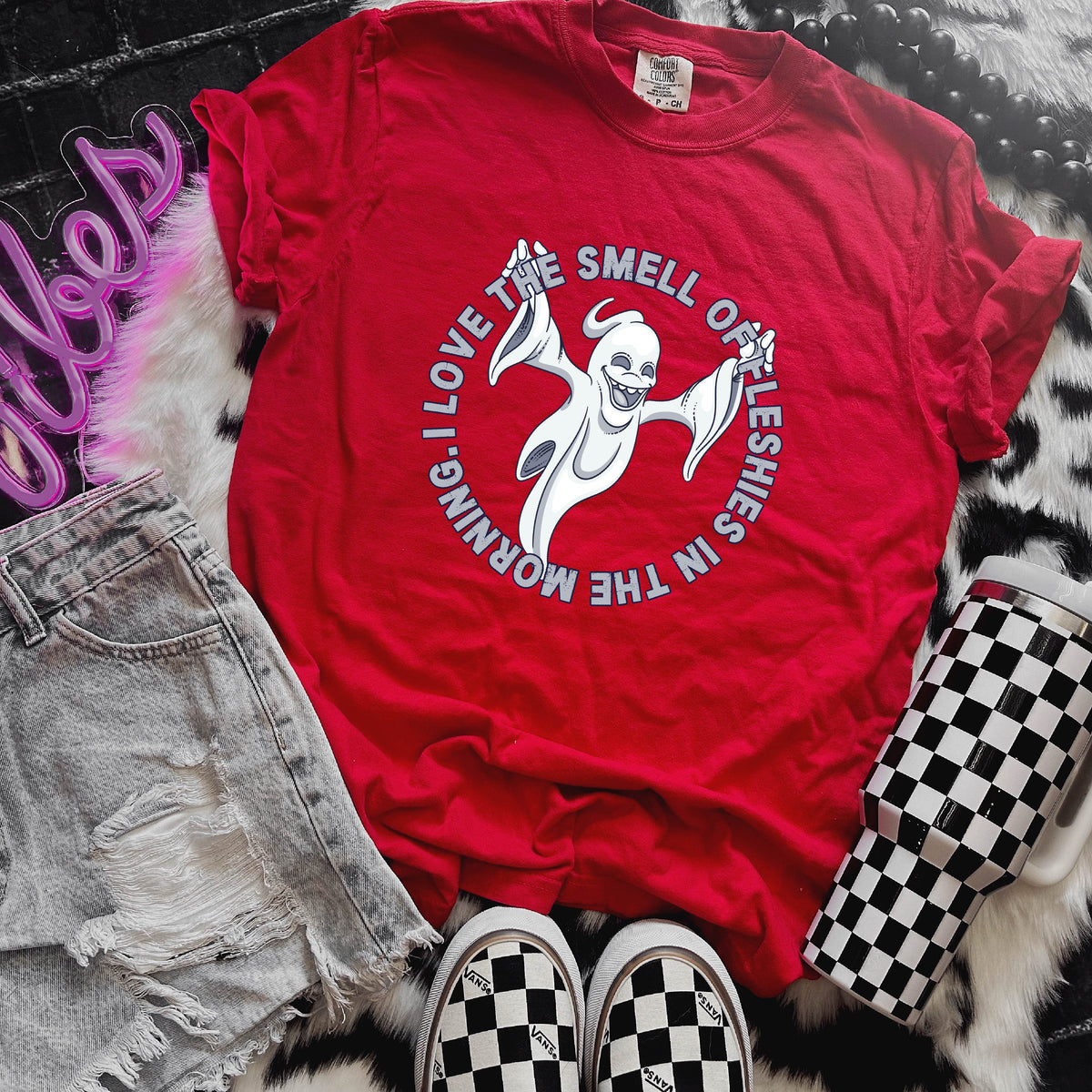 I Love The Smell Of Fleshies Relaxed Fit Tee
