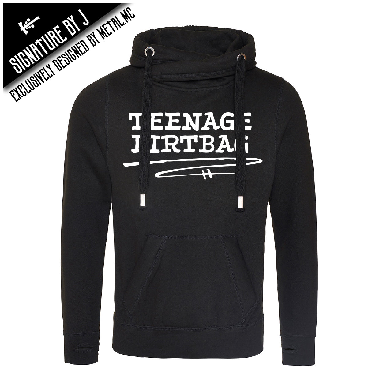 Teenage Dirtbag Cross Neck Hoodie