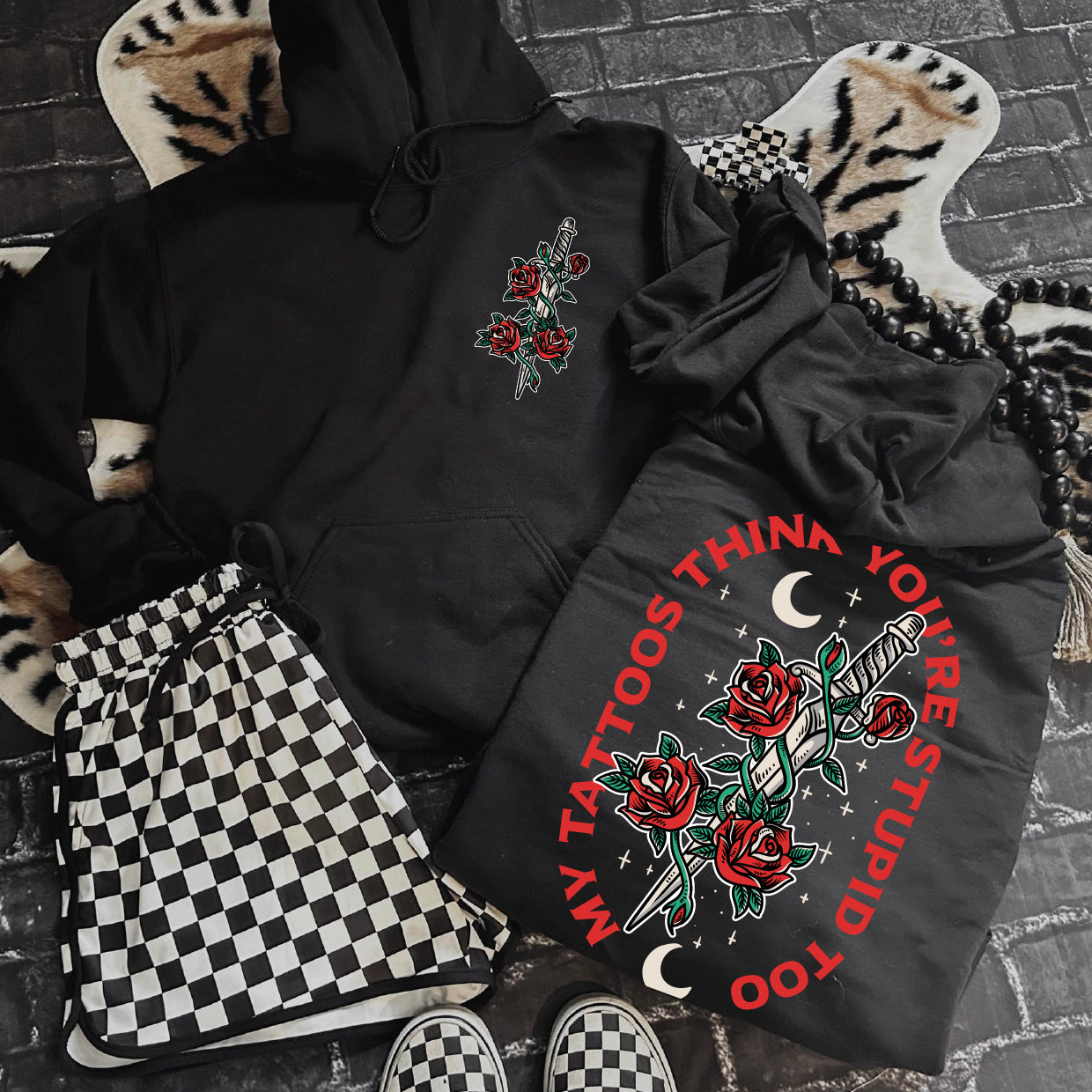 Stupid Tattoo's Overhead Hoodie