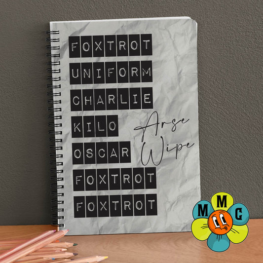 Foxtrot, Uniform, Kilo Notebook