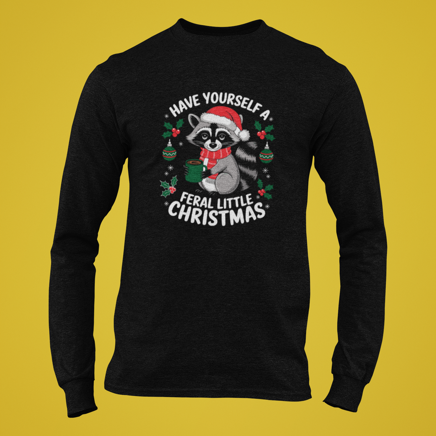 Feral Little Christmas Long Sleeve Tee