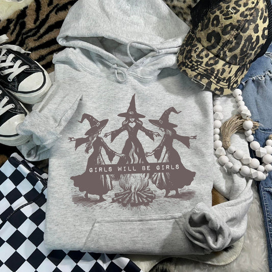 Girls Will Be Girls Overhead Hoodie