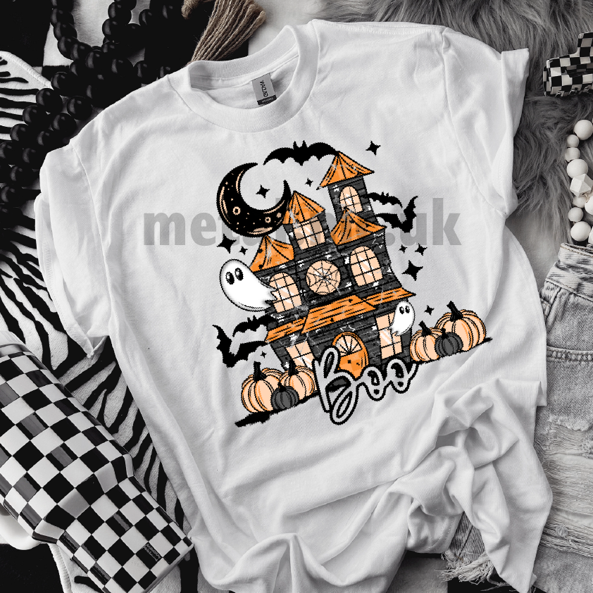 *New* Haunted House Relaxed Fit Tee