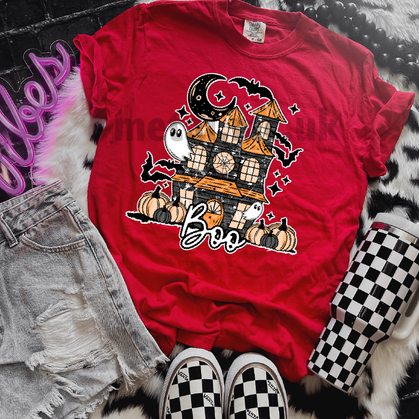 *New* Haunted House Relaxed Fit Tee