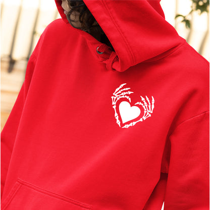 Bone Heart Overhead Hoodie