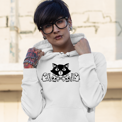 Skull Kitty Overhead Hoodie