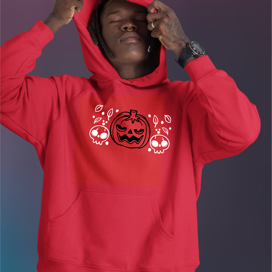 Spooky Pumpkin Overhead Hoodie