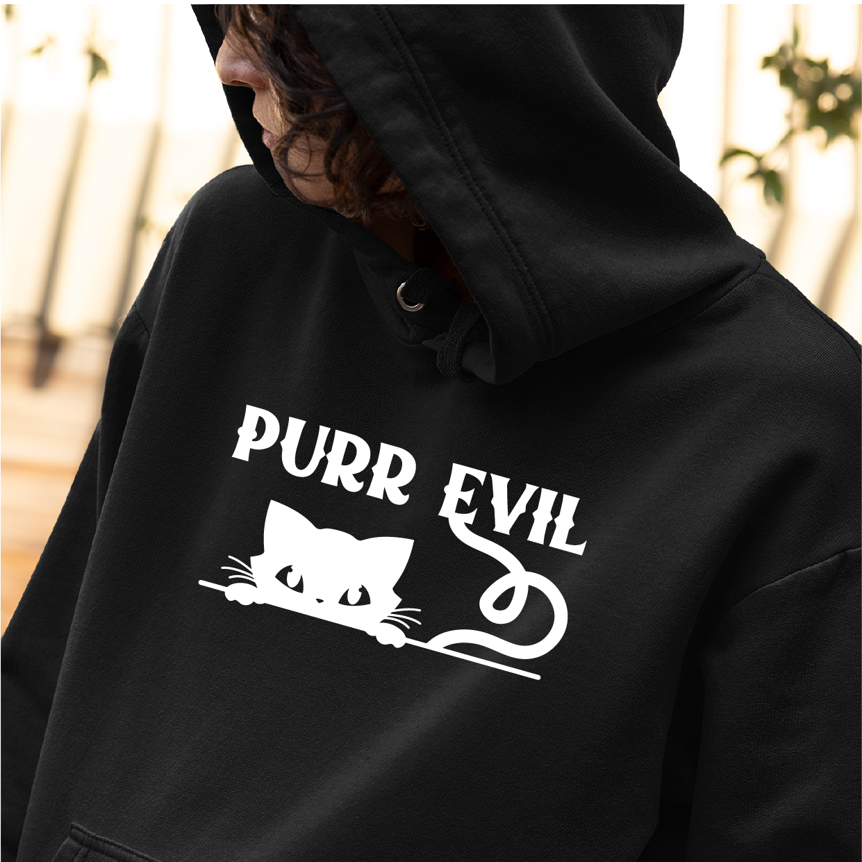 Purr Evil Overhead Hoodie