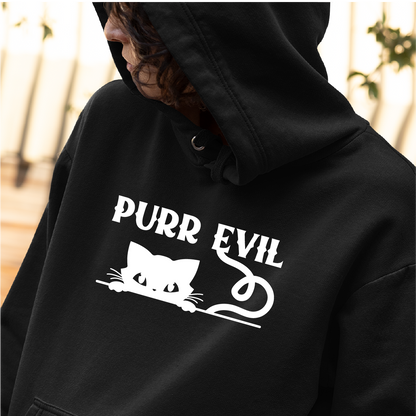 Purr Evil Overhead Hoodie